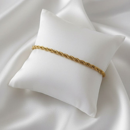 Elegant Twisted Rope Chain Bracelet