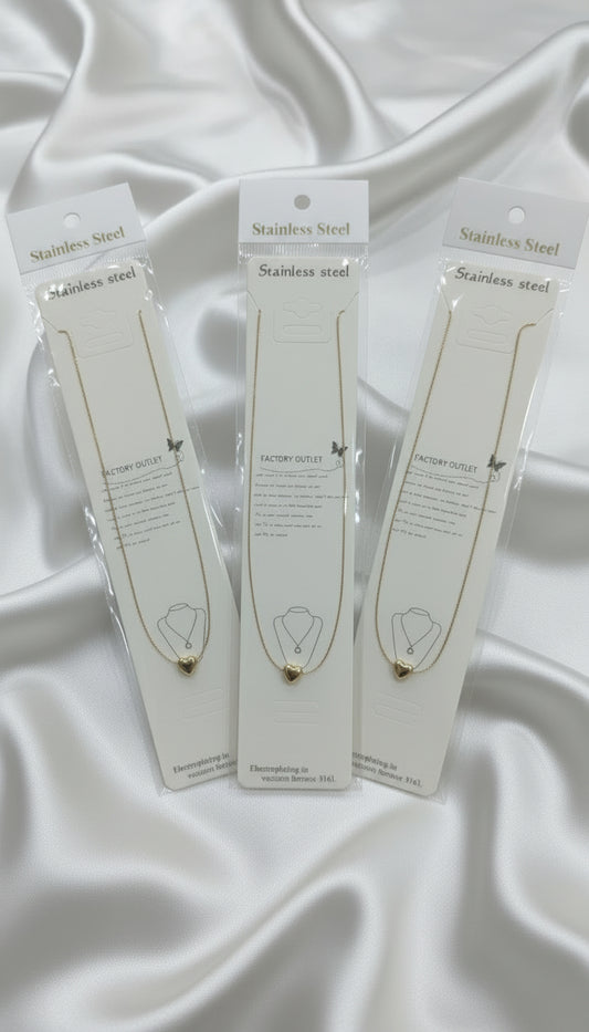 Puffed Heart Pendant