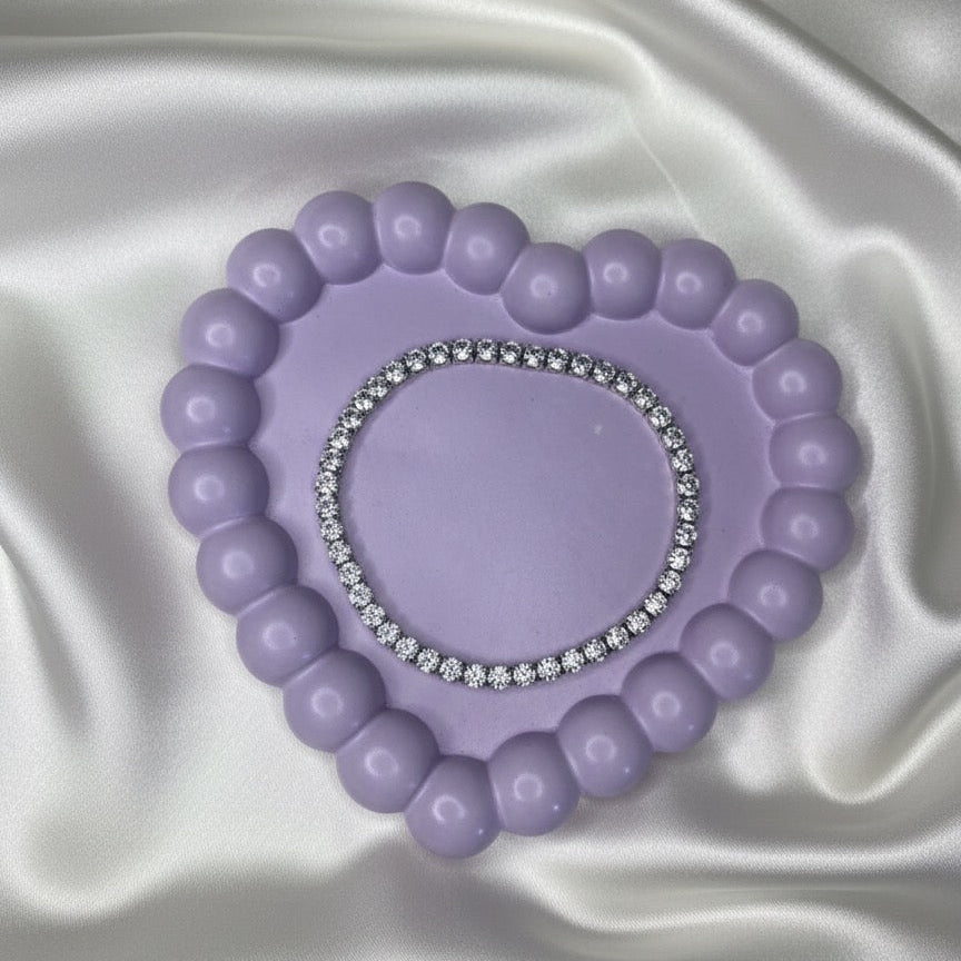 Sparkling Crystal Tennis Bracelet - Classic Elegance