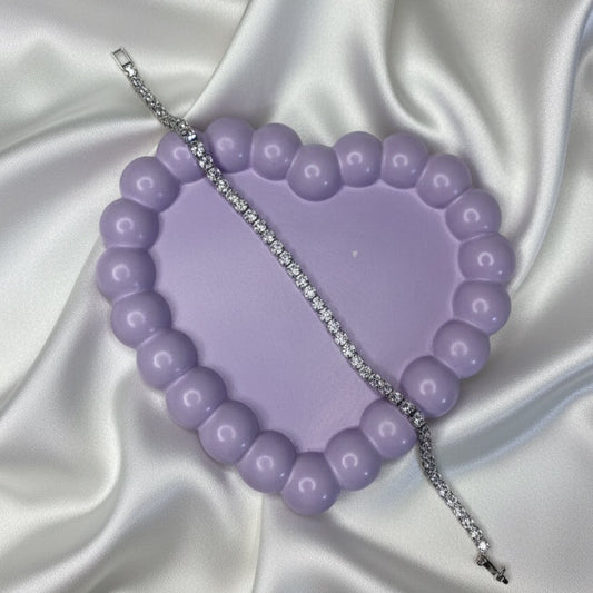 Sparkling Crystal Tennis Bracelet - Classic Elegance