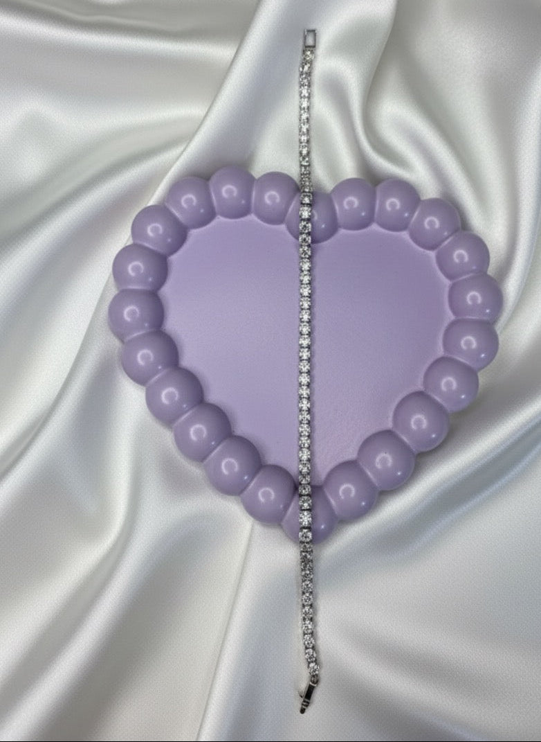 Sparkling Crystal Tennis Bracelet - Classic Elegance