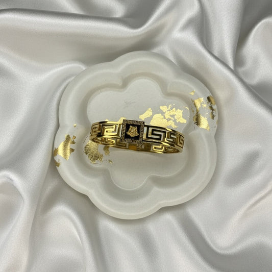 Zephyr Handcuff- Gold &amp; Black