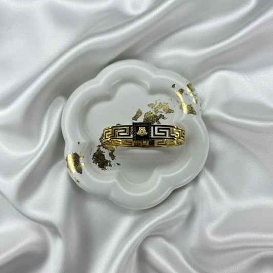 Zephyr Handcuff- Gold &amp; Black