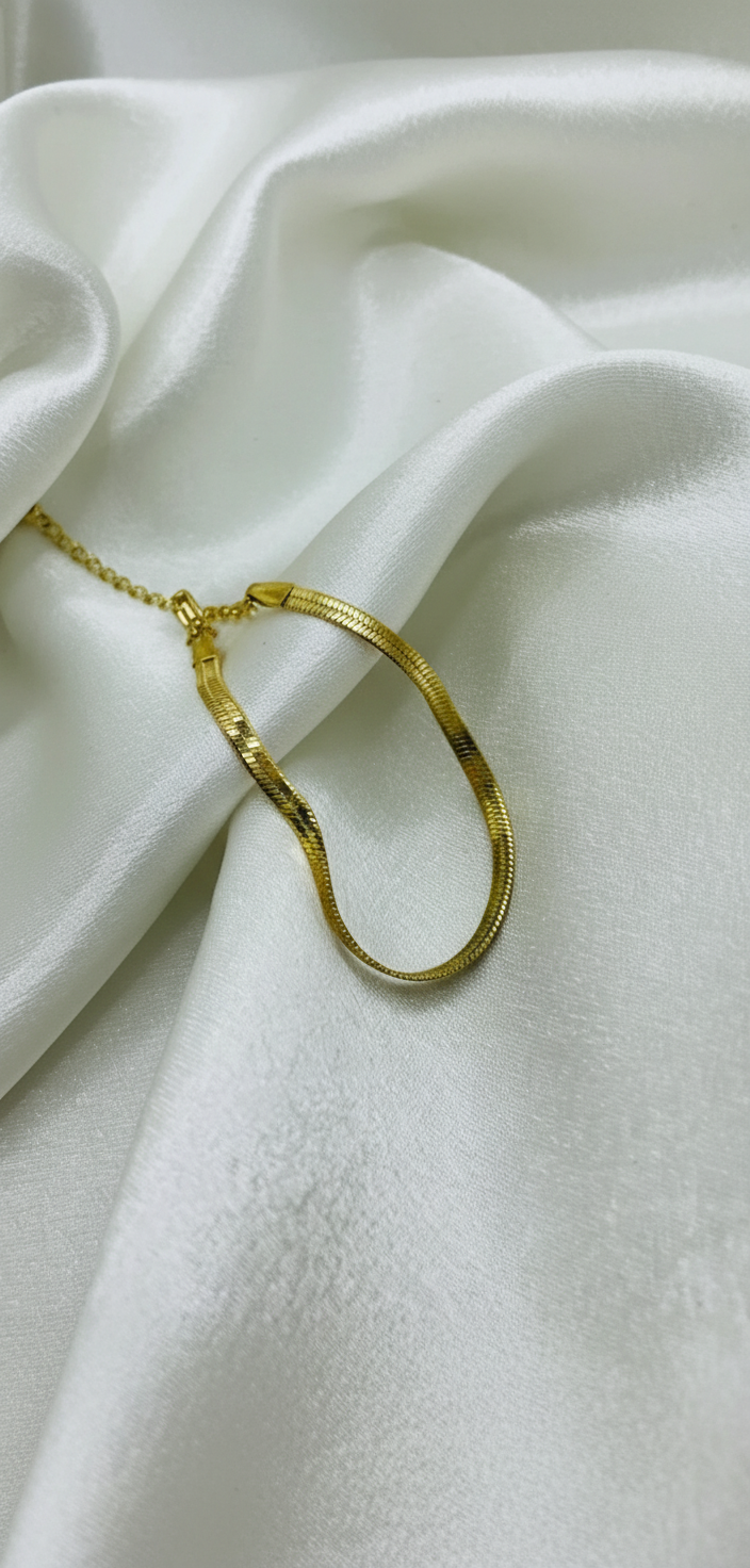 Gold Snake Chain Jewelry Set