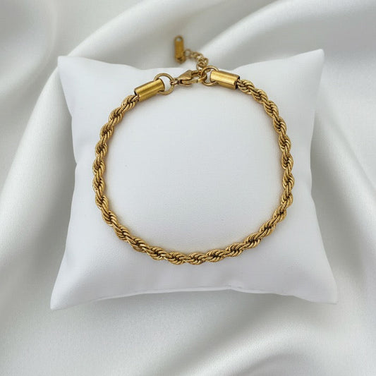 Elegant Twisted Rope Chain Bracelet