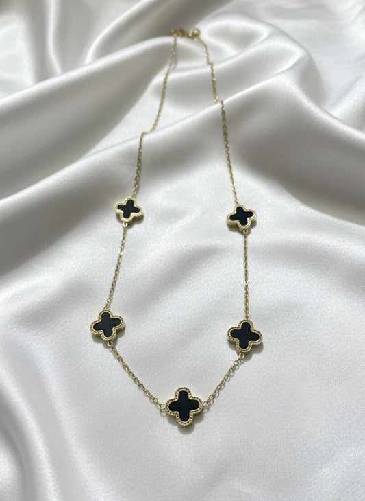 Clover Motif Station Pendant