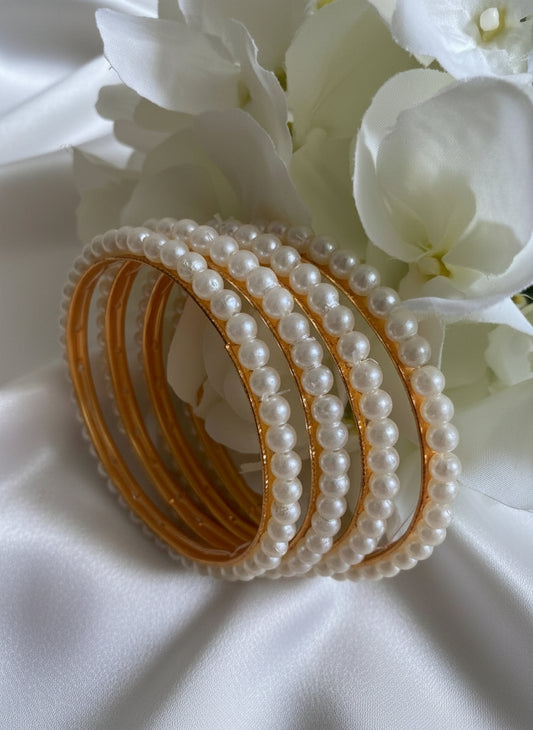 Pearl Line Bangles