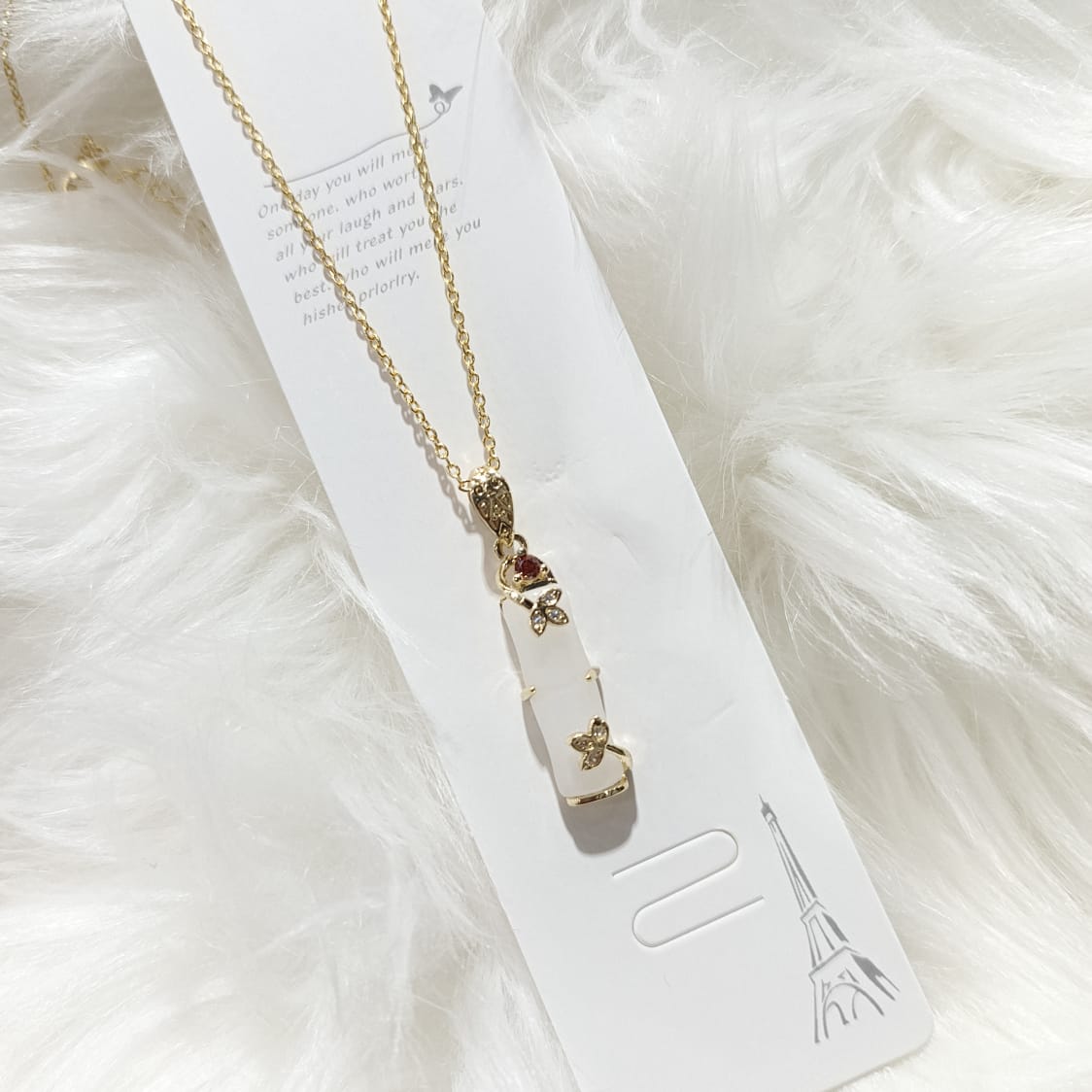 Enchanted Bottle with Butterflies Pendant