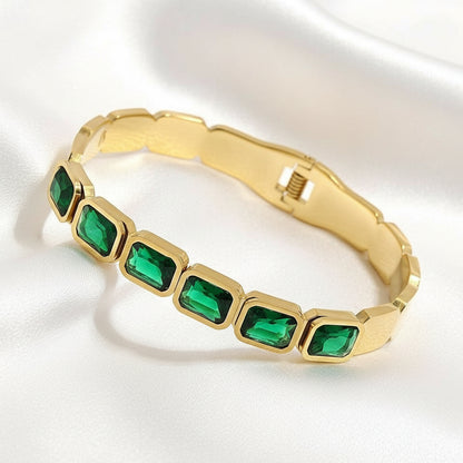 Crystal Emerald-Cut Handcuff