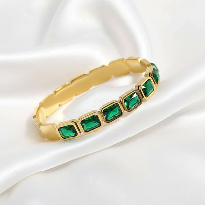 Crystal Emerald-Cut Handcuff